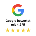 Google Bewertung mit 5 Sternen für PV Anlagen und Solarservice von Solaraero